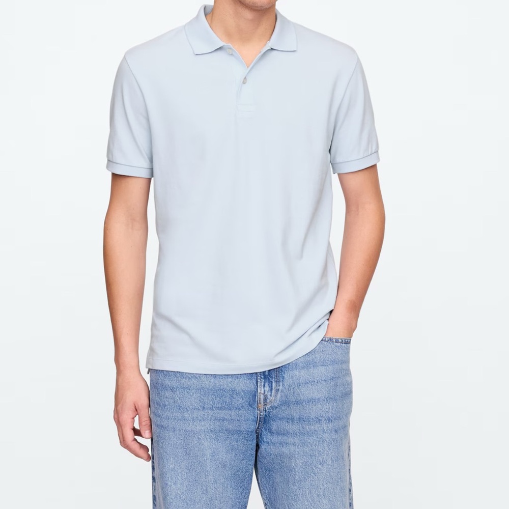 GAP Soft Blue Polo Shirt